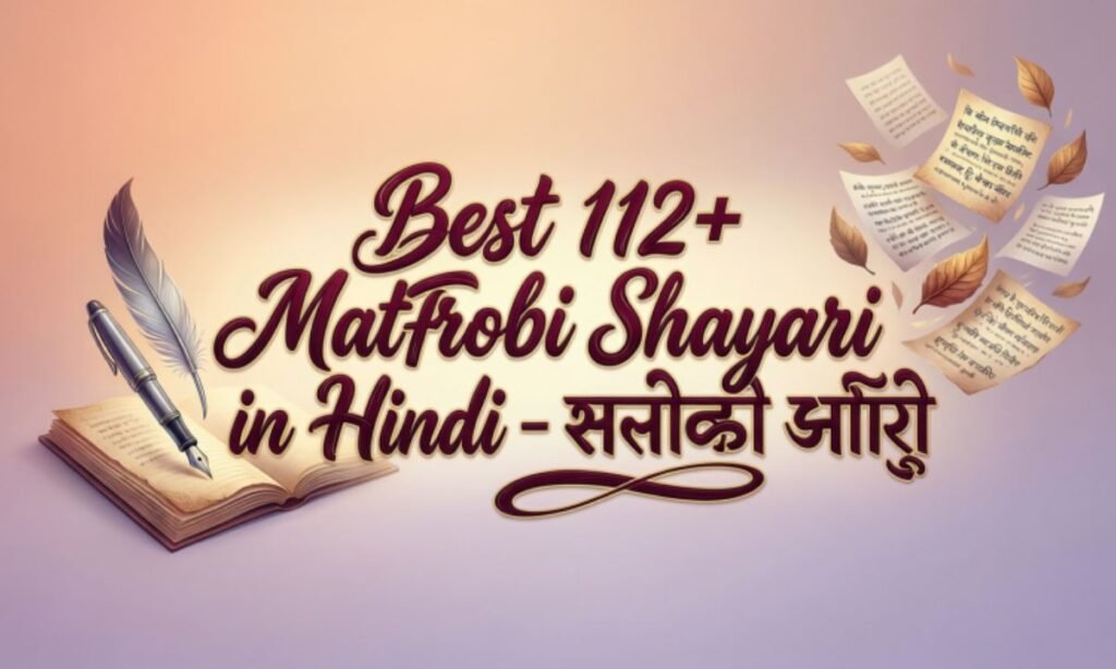 Best 112+ Matlabi Shayari in hindi - मतलबी शायरी