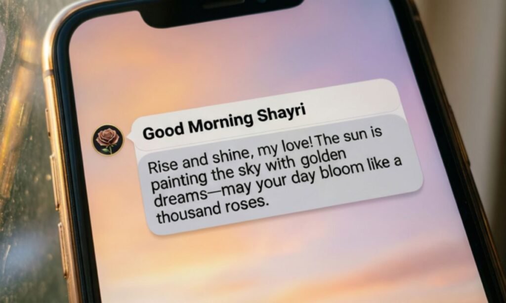 WhatsApp Good Morning Shayari