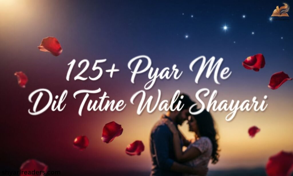 125+ Pyar Me Dil Tutne Wali Shayari प्यार मे दिल टूटने वाली शायरी 2 Line Hindi