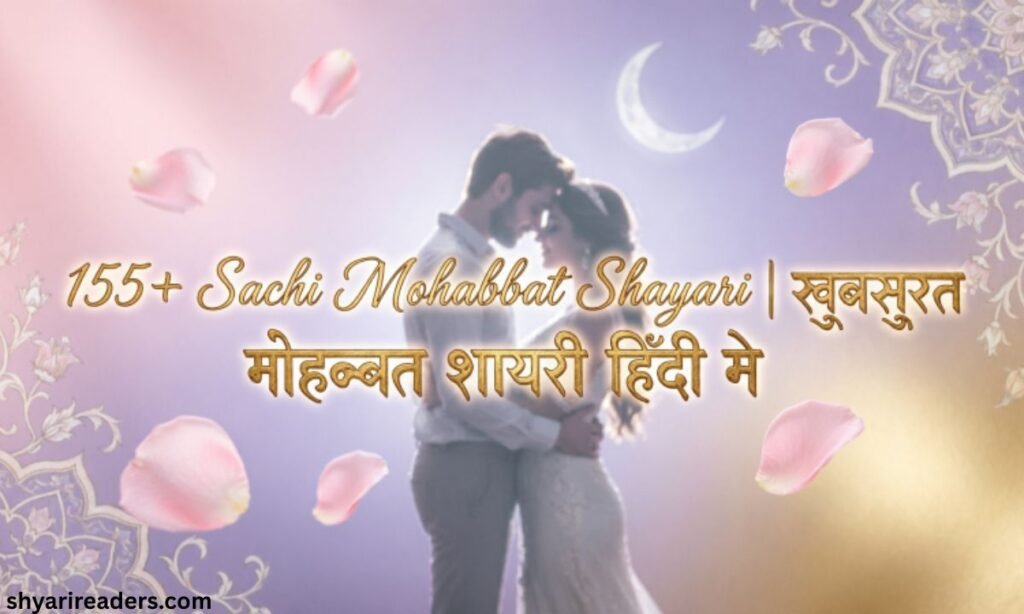 155+ Sachi Mohabbat Shayari खूबसूरत मोहब्बत शायरी हिंदी मे