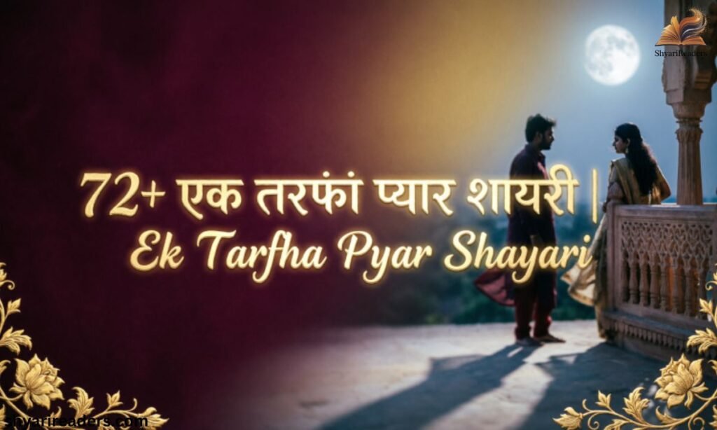 72+ एक तरफ़ा प्यार शायरी Ek Tarfa Pyar Shayari