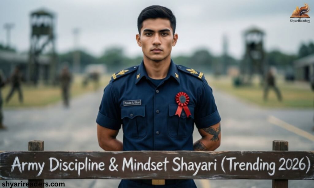 Army Discipline & Mindset Shayari (Trending 2026)