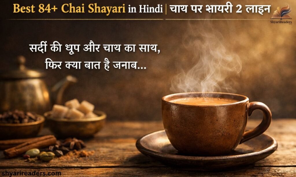 Best 84+ Chai Shayari in Hindi चाय पर शायरी 2 लाइन