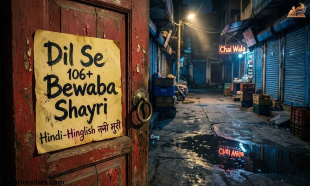 Dil Se 106+ Bewafa Shayari in Hindi-Hinglish बेवफा शायरी