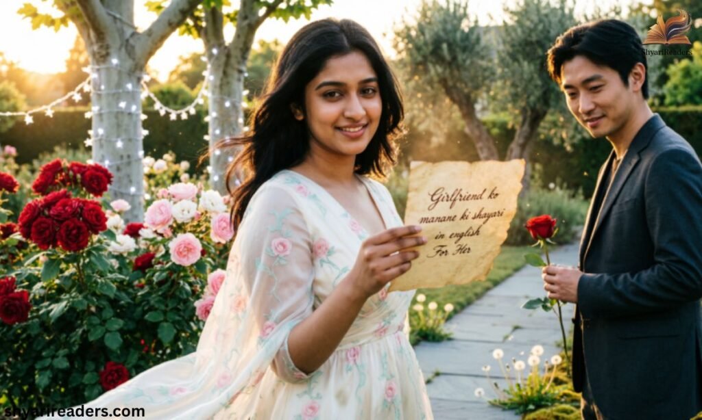 Girlfriend ko manane ki shayari in english For Her