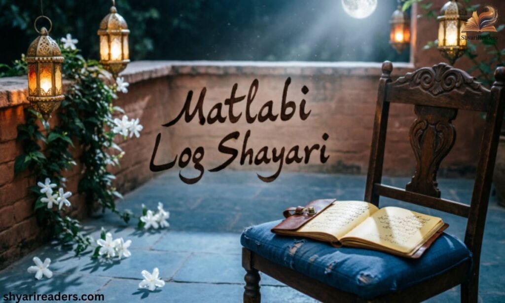 Matlabi Log Shayari in Hindi