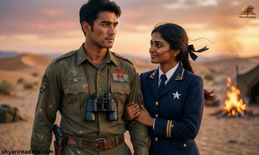 Romantic Army Shayari for Love & Distance