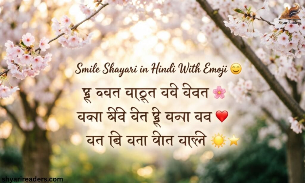 Smile Shayari in Hindi With Emoji