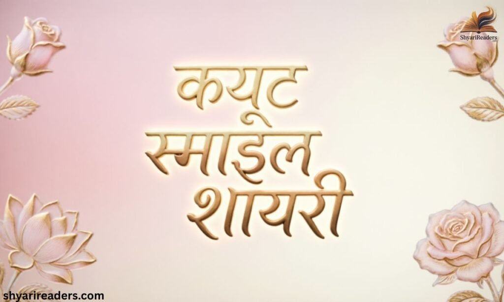 क्यूट स्माइल शायरी