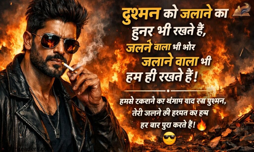 किसी को जलाने की एटीट्यूड शायरी