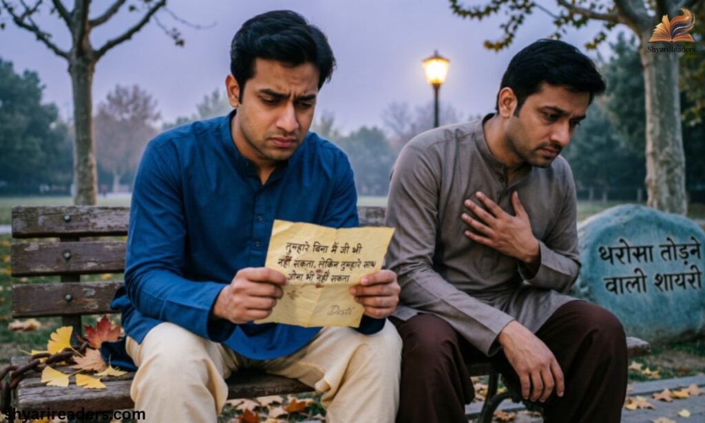 भरोसा तोड़ने वाली शायरी Dosti