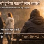 मतलबी दुनिया मतलबी लोग शायरी Matlabi log shayari