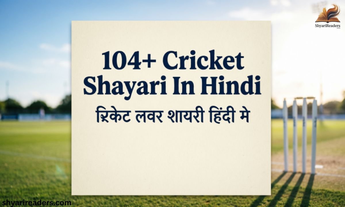 104+ Cricket Shayari In Hindi क्रिकेट लवर शायरी हिंदी मे