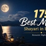 175+ Best Moon Shayari in English Romantic Night Lines