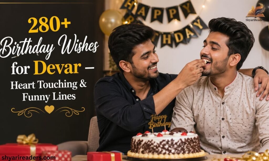 280+ Birthday Wishes for Devar – Heart Touching & Funny Lines