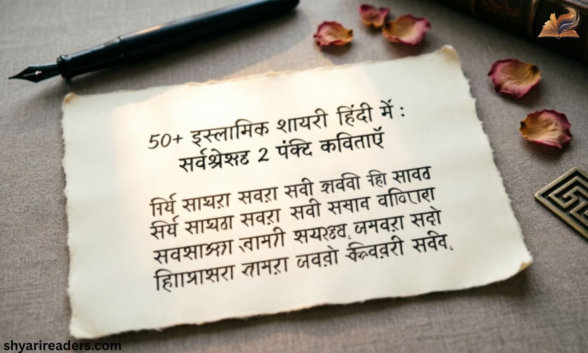 50+Islamic Shayari in Hindi Best 2 Line Poetry
