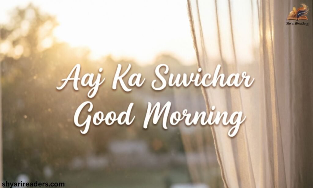 Aaj Ka Suvichar Good Morning