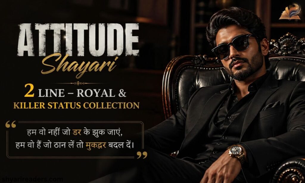 Attitude Shayari 2 Line – Royal & Killer Status Collection