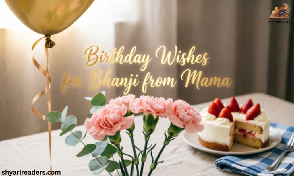 Birthday Wishes for Bhanji from Mama