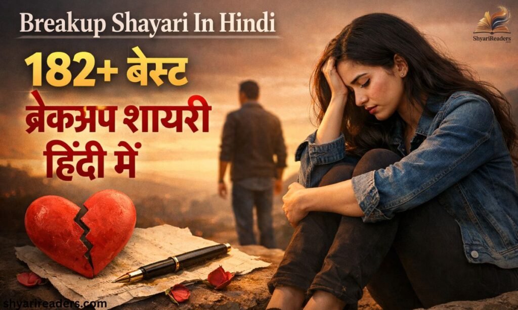 Breakup Shayari In Hindi 182+ बेस्ट ब्रेकअप शायरी हिंदी में