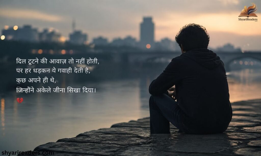 Broken Heart Shayari short