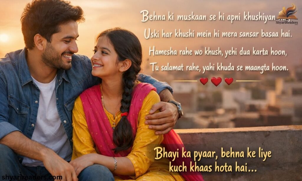 Brother shayari for sister