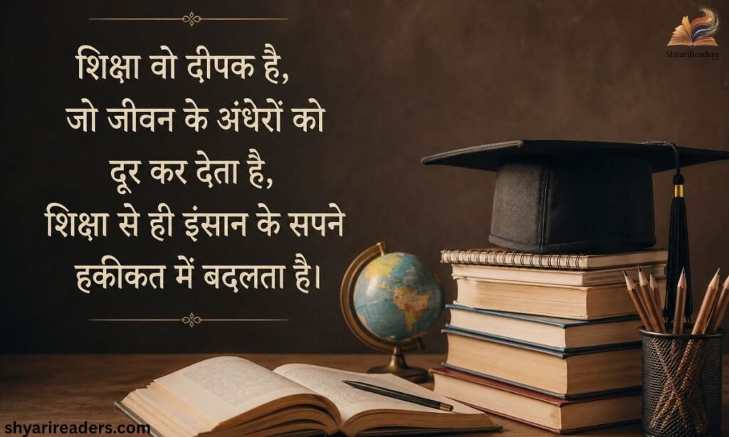 Education Shayari on Life | शिक्षा पर शायरी हिंदी में