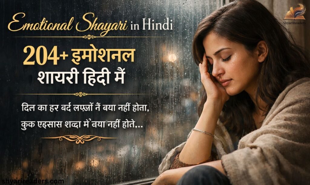 Emotional Shayari in Hindi 204+ इमोशनल शायरी हिंदी में