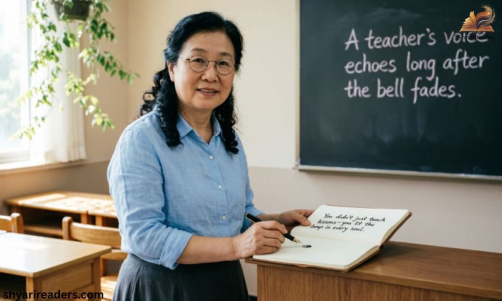 English Shayari on Teacher