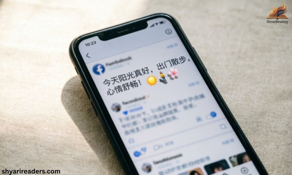 Facebook Status With Emojis