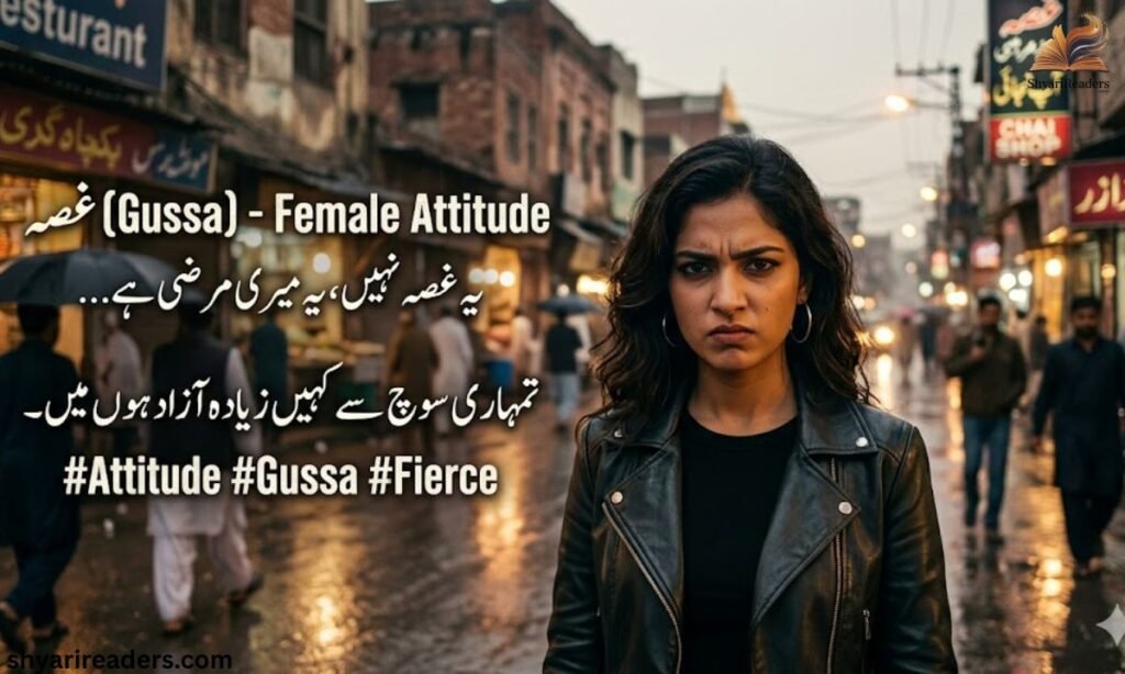 Gussa Female Attitude Shayari