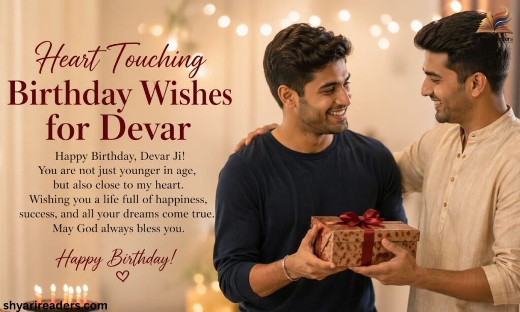 Heart Touching Birthday Wishes for Devar