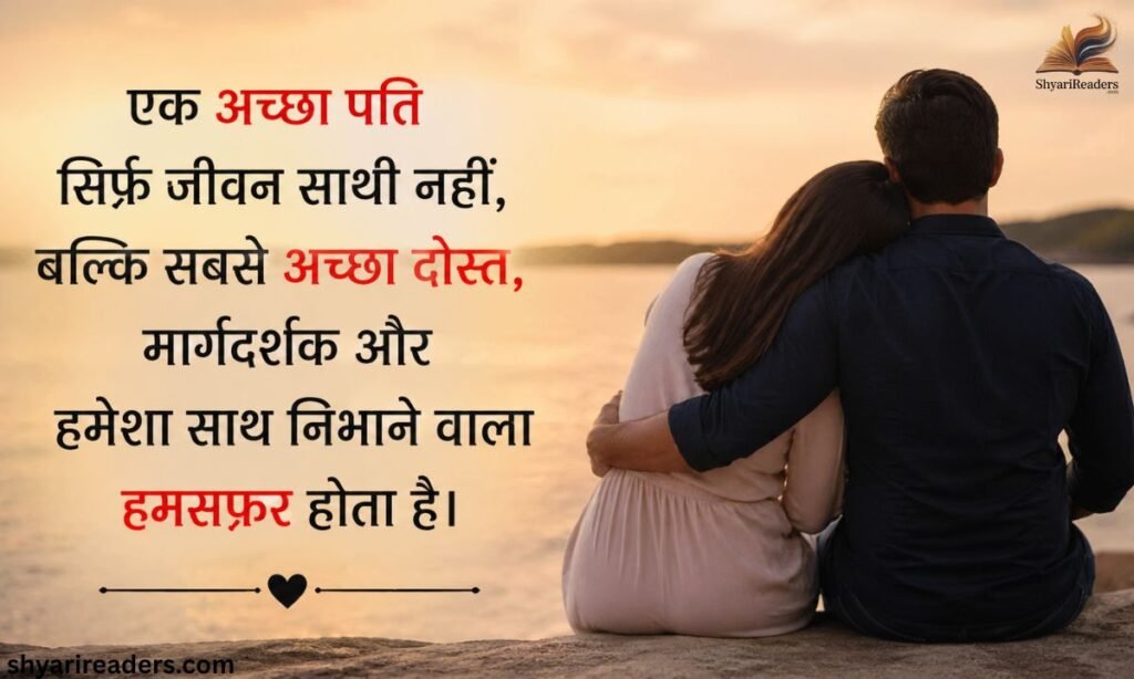 Husband Love Quotes in Hindi