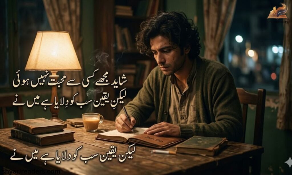 Jaun Elia Love Shayari 2 Line
