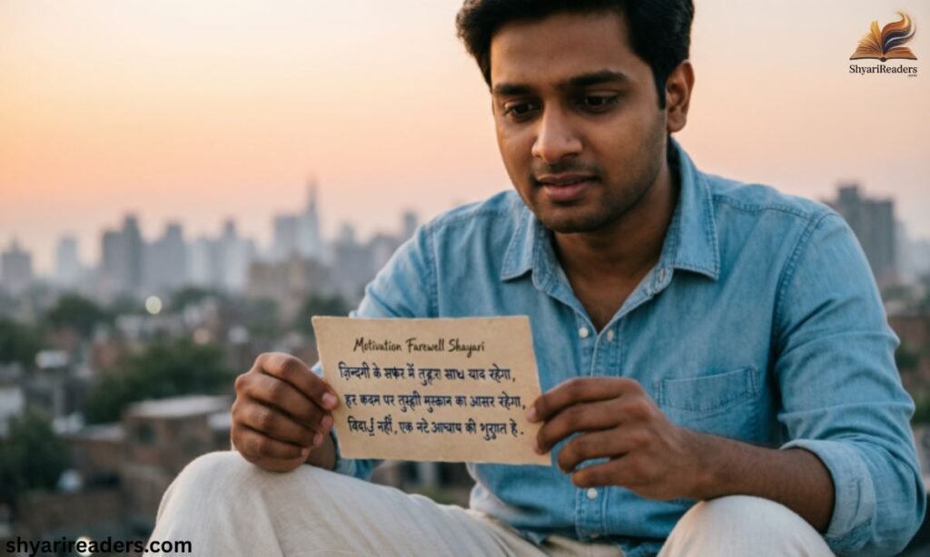 Motivation Farewell Shayari in Hindi Say Goodbye Smartly