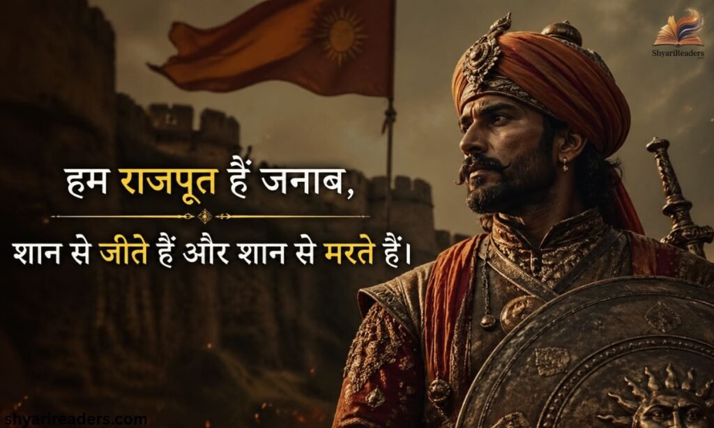 Rajput Attitude Shayari 2 Line