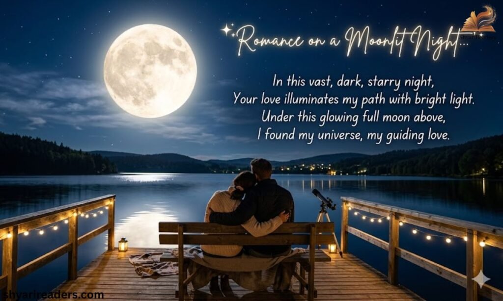 Romantic Moon Shayari in English