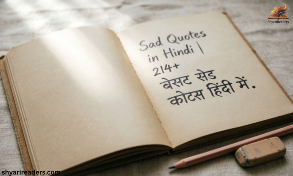 Sad Quotes in Hindi 214+ बेस्ट सैड कोट्स हिंदी में