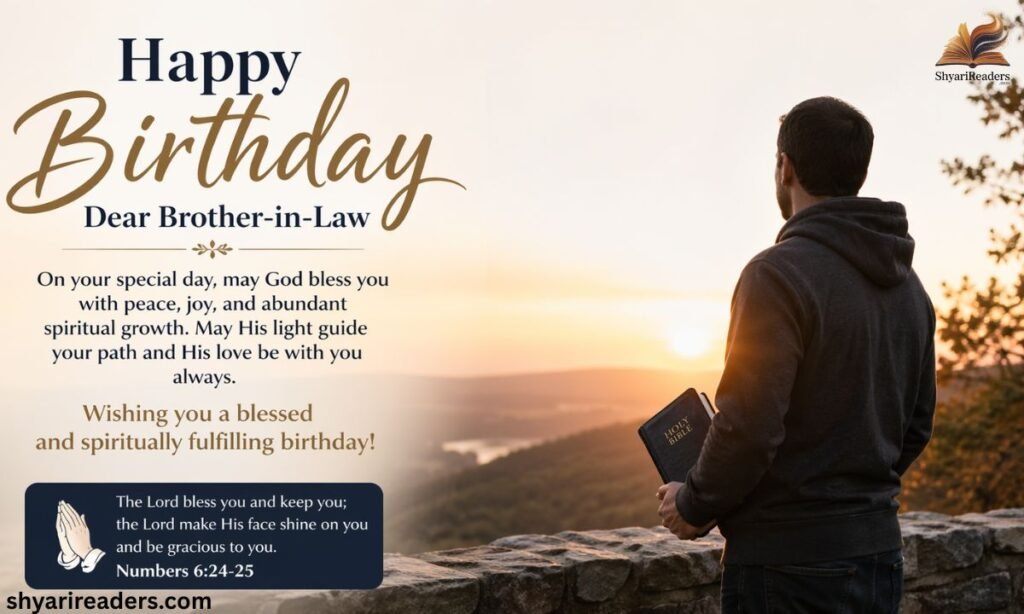 Spiritual Birthday Wishes for Brother-in-Law