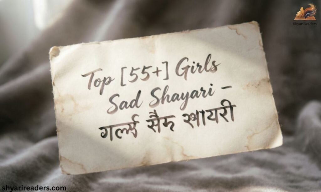 Top [55+] Girls Sad Shayari in Hindi - गर्ल्स सैड शायरी 