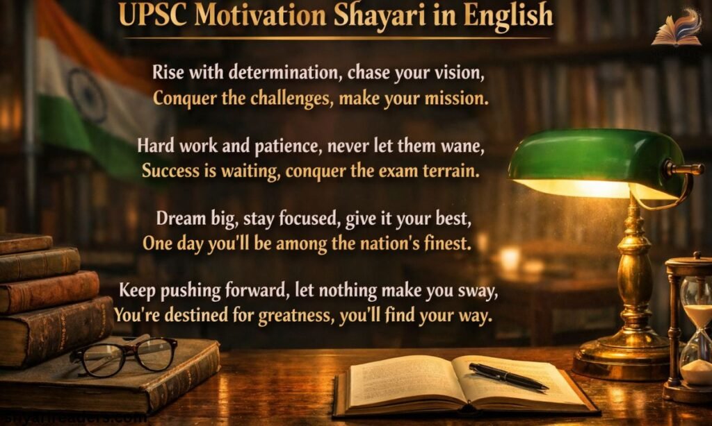 UPSC motivation shayari in english